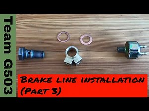 Willys MB Brake Line Installation (Part III) Master Cylinder To Axles Team G503