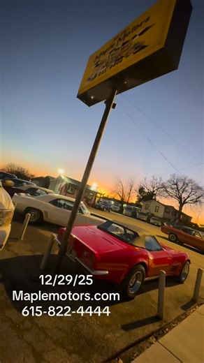 MapleMotors 615-822-4444 on Instagram: "Maplemotors.com #newupdate #hotrods #classics #sportscars #americanmuscle"