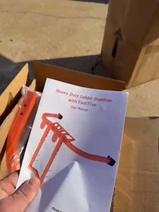 Ladder Stabilizer, Heavy Duty Steel Ladder Stabilizer with Wing Span/Wall Extension Accessory, Secure and Stable Ladder Standoff Arms for Roof Gutter with Anti-Slip Rubber Feet & Tool Tray