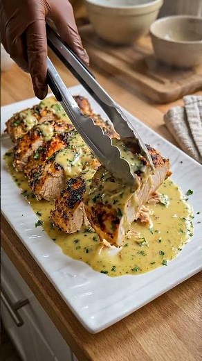 Creamy Garlic Herb Chicken with Parmesan Sauce