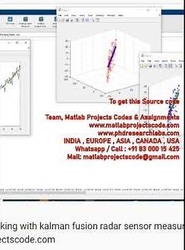 Radar Target tracking with kalman fusion radar sensor measurement 3D - matlab simulink