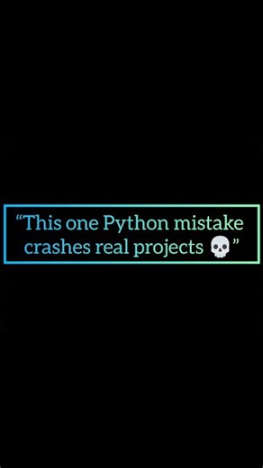 This Python Mistake Crashes Real Projects 💀 | Mutable Default Argument Explained #shorts #python