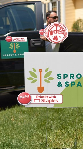 What do brides, side hustlers and hospitals have in common? They all trust Staples with their printing needs. Now that’s range. | Staples