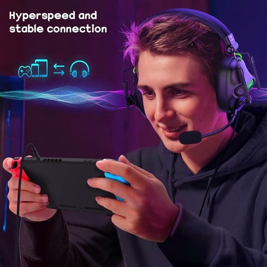 Wired Gaming Headset for Xbox, PS5, PS4, Switch, PC