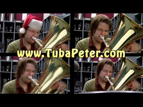 TubaChristmas #6 "Good King Wenceslas" Tuba Quartet
