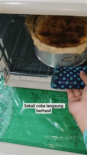 burn cheese cake berhasil