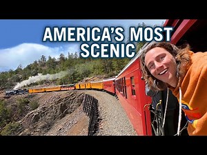 7. Riding America's MOST SCENIC Steam Train to Alaska!
