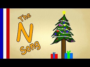 educational video for children - The "N-Song"- letters in french language