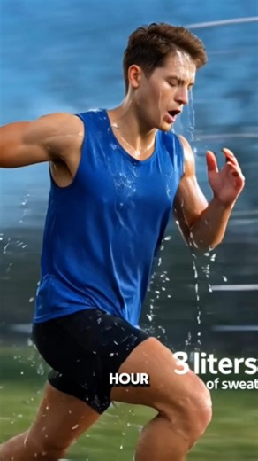 This Is Why Your Body Produces Sweat. #humananatomy #sweat