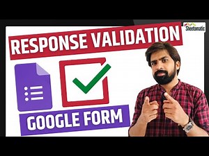 How to Add Response Validation in Google Forms | Prevent Wrong Inputs!