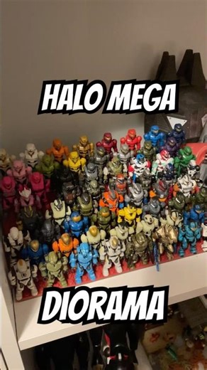 Halo Mega FLOOD ATTACK Diorama! #shorts