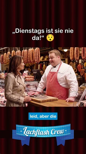 „Dienstags ist sie nie da! 😏🍗“