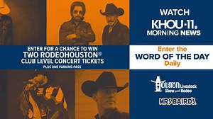 Watch KHOU 11 Morning News and win RodeoHouston tickets!