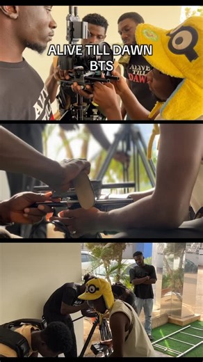 Nile Entertainment on Instagram: "Before the screams. Before the chaos. This is Alive Till Dawn BTS. Alive Till Dawn! COMING TO CINEMAS NATIONWIDE!! A @leo_obienyi and @uzor.arukwe film. Distributed by @thenileentertainment #alivetilldawn #AliveTillDawn #atd #zombie"