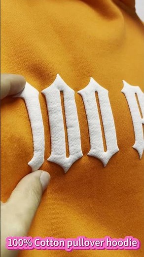 Heavyweight essentials hoodie Custom 3d Puff Print Hoodie 100% Cotton