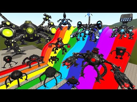 I Found All Omnidroid Robot Army Roblox Playing in Rainbow Slide - Garry’s Mod Gameplay !