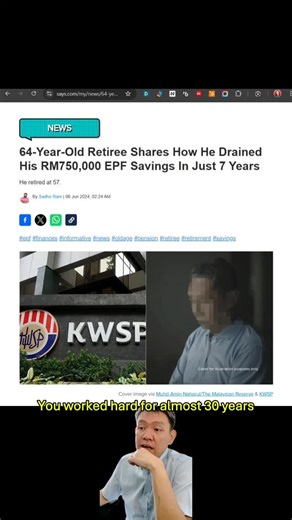 How to prevent your retirement funds like EPF KWSP from being wiped out in less than 10 years after your early retirement #retirementplanning #retirementplan #retirementadvisor #retirementinvestment | CF Lieu