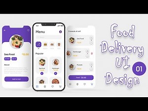 Ionic Angular Food Delivery App UI Design - Part 1 Listing Page