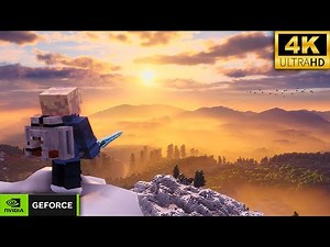 RTX 4080 + AMD Ryzen 9 9950X3D vs ULTRA Realistic Minecraft! ∣ Distant Horizons ∣ Physics pro mod