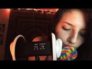 🍭 GIANT Lollipop ASMR Delight! Mesmerizing Mouth Sounds by Aftny ASMR 🤤