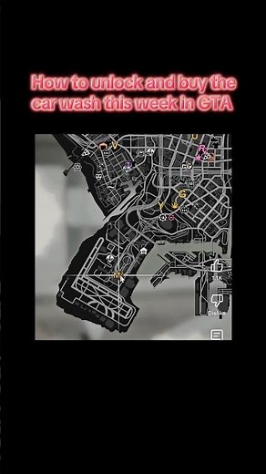 🔥💜 How to Unlock the Car Wash in GTA. #gta #gaming #gtaonline #gta5 #gtav #gtaclips #gtaclip #gta6