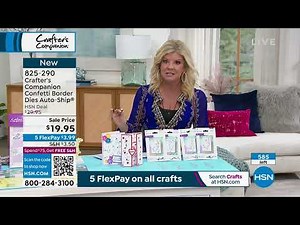 Crafter's Companion Confetti Border Dies AutoShip