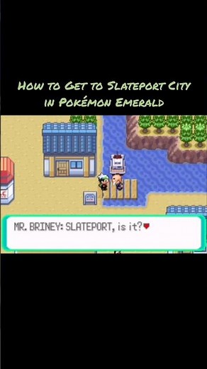 How to Get to Slateport City in Pokémon Emerald #pokemonemerald #pokemon #hoenn #gen3 #gaming #fyp