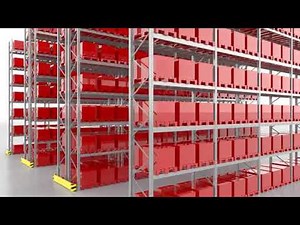 Standard and Mobile Pallet Racking Animations
