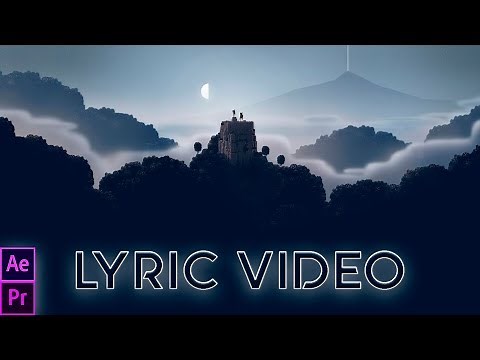 How to make a music video with Lyrics and 3D effect (Lyric Video)