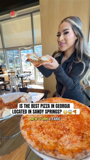 Does Sandy Springs have the best pizza in GA?😳 #pizza #pizzareview #sandysprings #atlanta #georgia