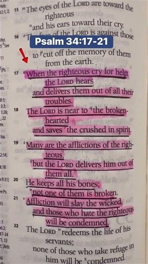 🔥 GOD HEARS THE BROKEN 💔 | Psalm 34:17-21