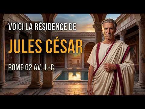 Voici la Résidence Officielle de Jules César à Rome en 62 av J C | Reconstitution avec l'IA