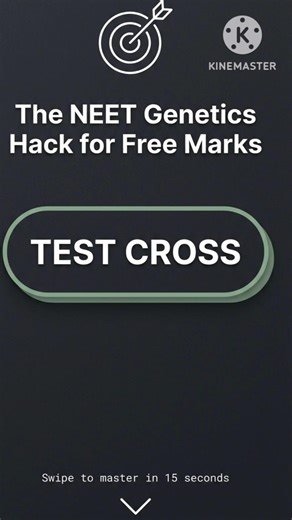 Test Cross Trick in 20 sec 🤯 | NEET Genetics Free Marks
