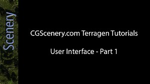 CGScenery.com's Terragen Tutorials: User Interface - Part 1