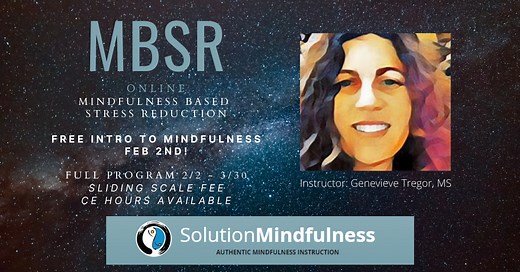 Solution Mindfulness  | Mindfulness Based Stress Reduction