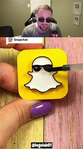 How To Make Snapchat Icon! 🫨🤯 #shorts