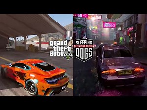 GTA 5 vs Sleeping Dogs | GAMEPLAY COMPARISON (PC HD 60FPS)