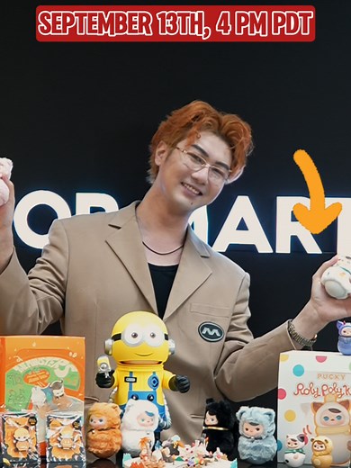 Exciting Pop Mart Live Stream Event on September 13th!