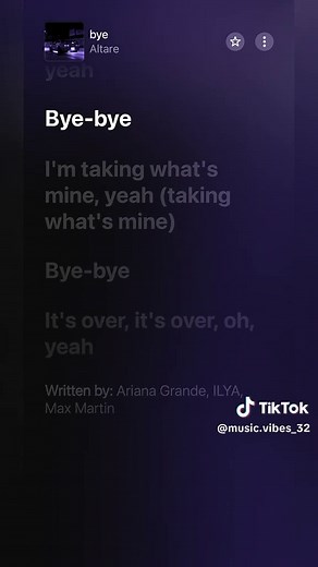 Altare - Bye Lyrics: Full Lyrics and Insights