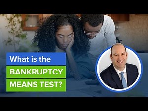 What Is The Bankruptcy Means Test?