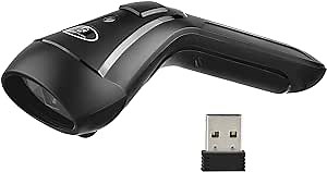 Koolertron Wireless 2D Barcode Scanner,3-in-1 Compatible with Bluetooth Function & 2.4GHz Wireless & Wired,QR PDF417 Data Matrix UPC Rechargeable Bar Code Scanner for Laptops/PC/Android/Apple iOS