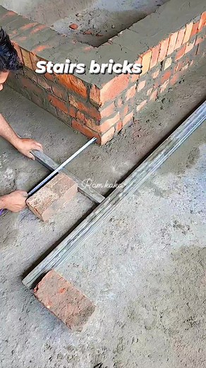 1.3M views · 6K reactions | Stairs brickwork #construction | Ram kaka | Facebook