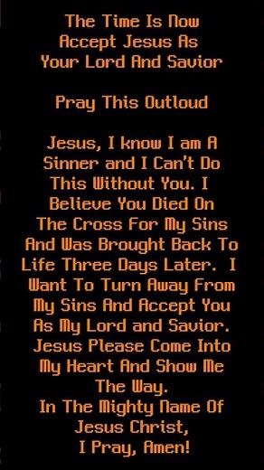 The Time Is Now – Salvation Prayer | Accept Jesus Today