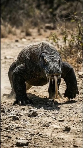 KOMODO DRAGON 🐉 – The World’s Deadliest Lizard 🐉😱