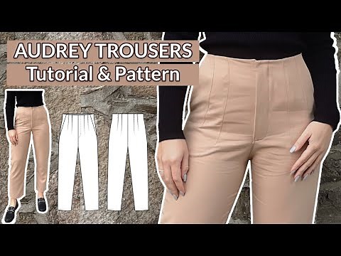 Audrey trousers PDF sewing pattern + sewing tutorial | NH Patterns | New trousers sewalong |