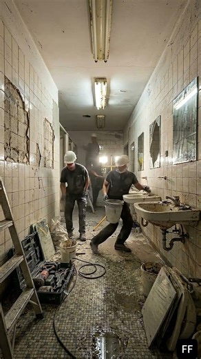 From Abandoned Bathroom to Luxury Interior | Epoxy Floor Transformation