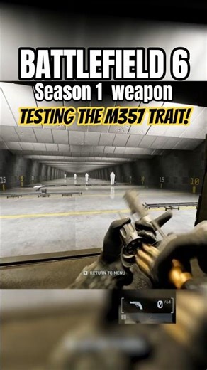 Testing the M357 Trait Pistol in the Firing Range! | #battlefield6 #bf6 #shorts
