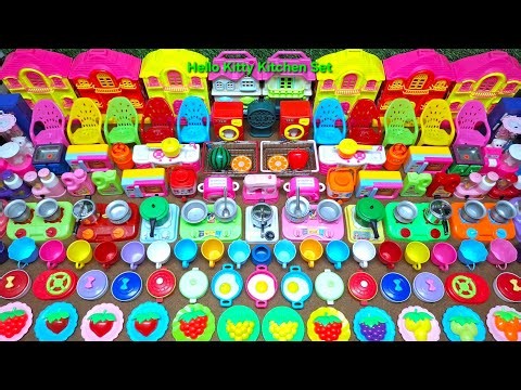 6:30 Minutes Satisfying with Unboxing Modern Hello Kitty Kitchen Set | ASMR Tiny Amazing Cooking Set