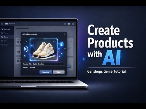 How to Create Products with AI in Genshops | Genie AI Product Creation Tutorial