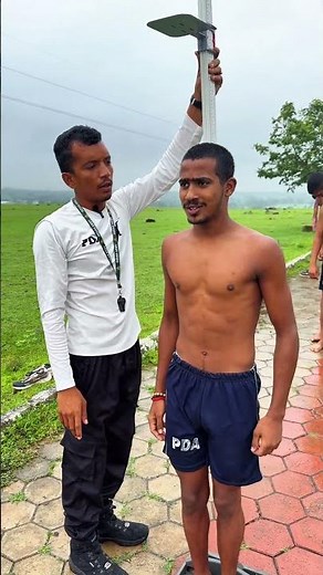 Army Height Measurement and Medical Test